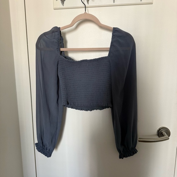 Wilfred Saga Blouse in Slab Blue - Picture 9 of 9